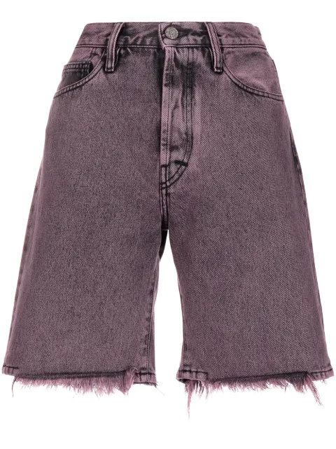 Aries cut-off denim shorts