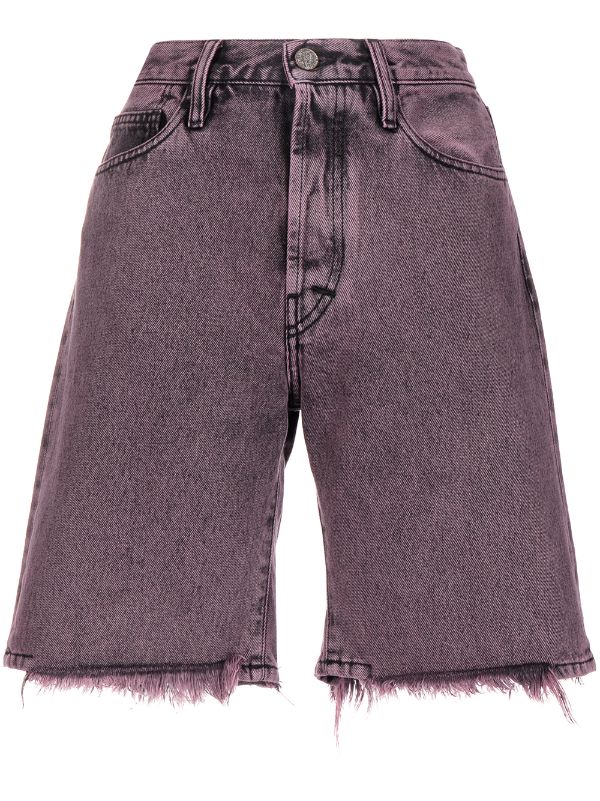 Aries cut off Denim Shorts Farfetch