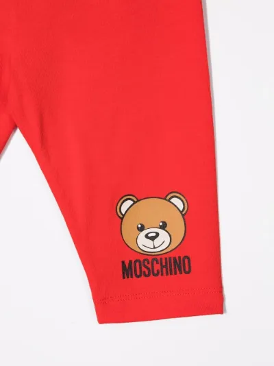 moschino teddy bear leggings