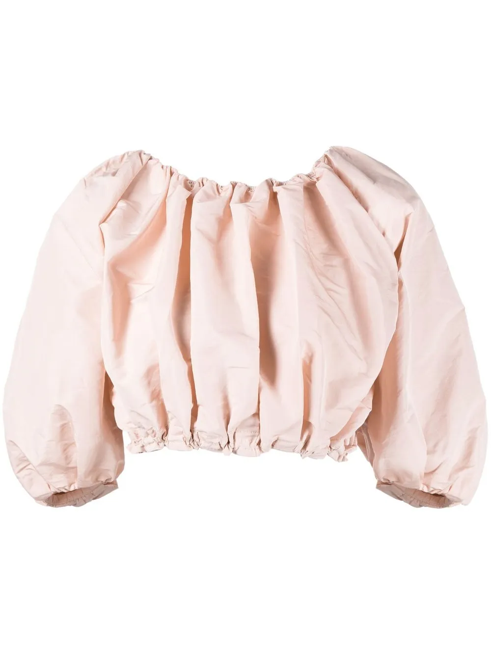 

Nº21 blusa corta con detalle plisado - Rosado