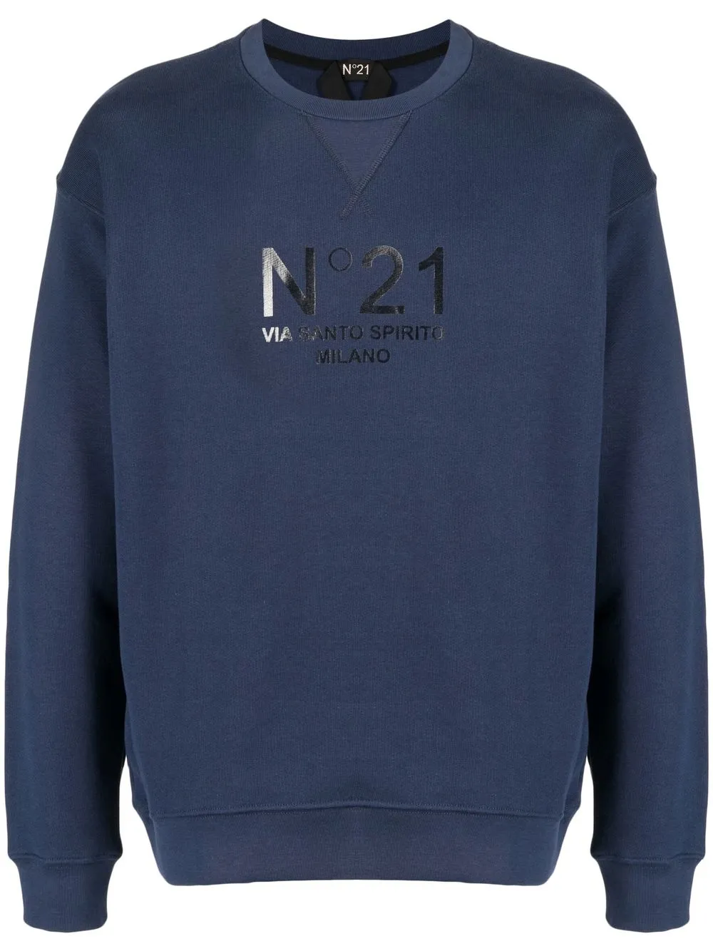 

Nº21 logo-print sweatshirt - Blue