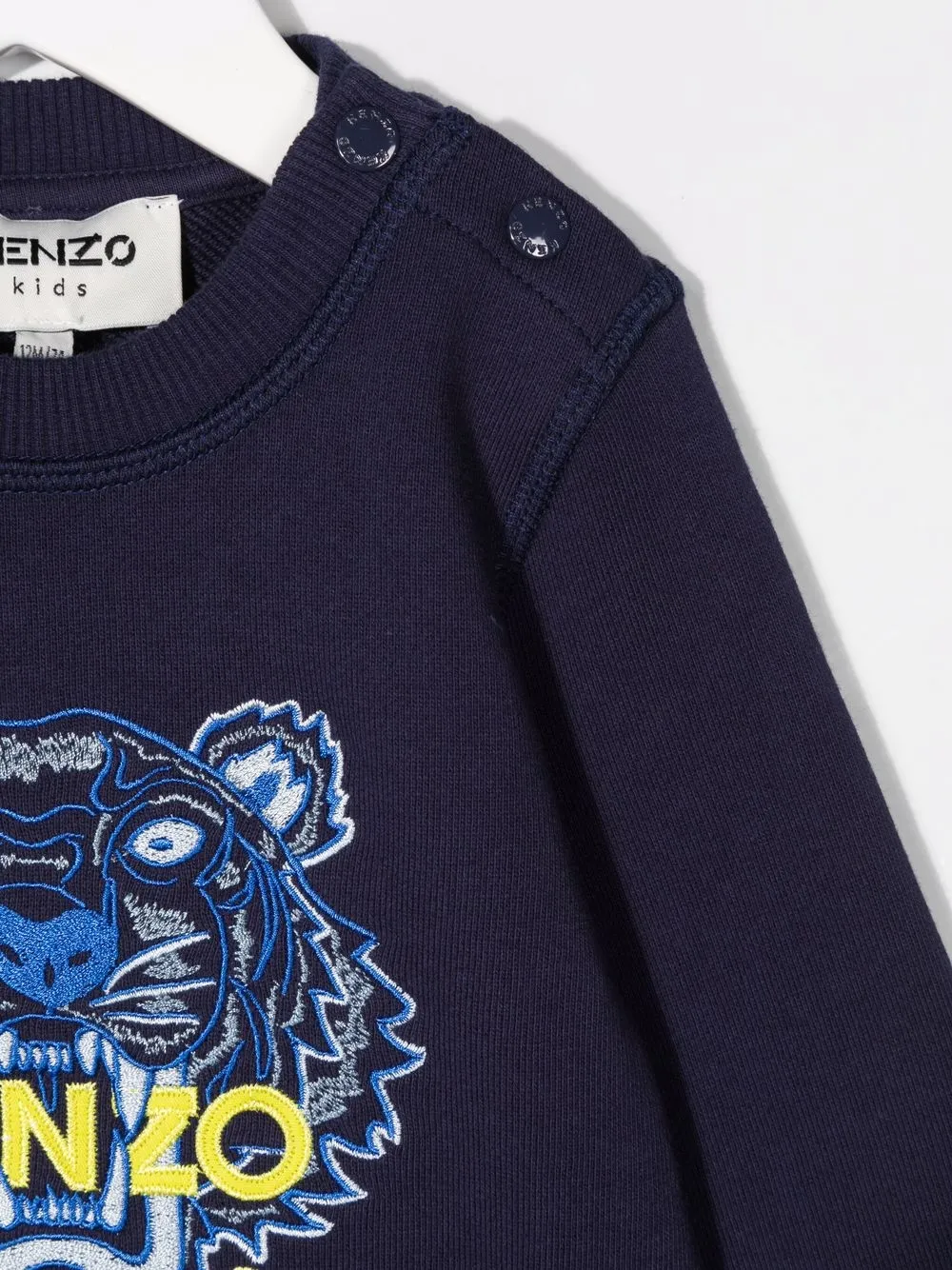 фото Kenzo kids толстовка с вышивкой tiger