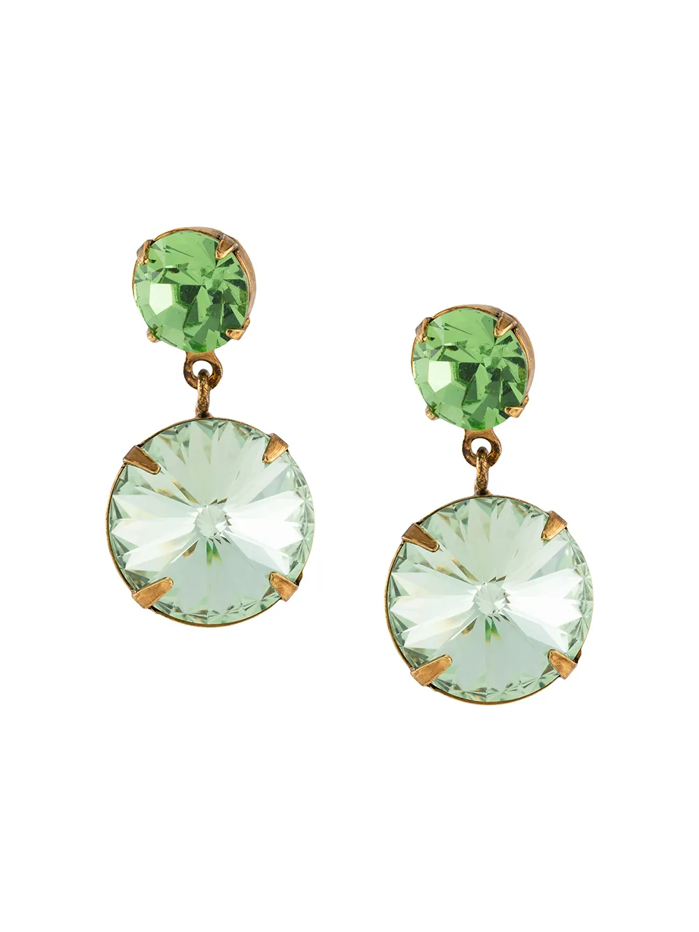 

Jennifer Behr Lylah crystal earrings - Gold