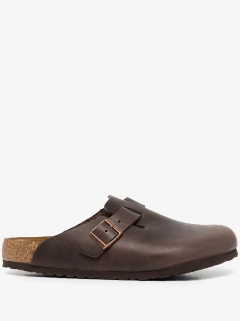 Birkenstock buckle-fastening mules