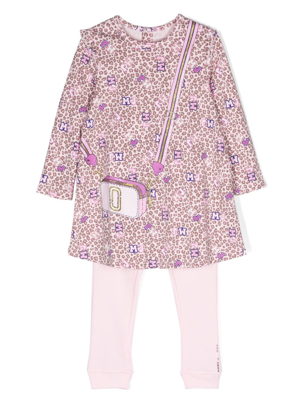 

Marc Jacobs Kids leopard-print dress set - Pink