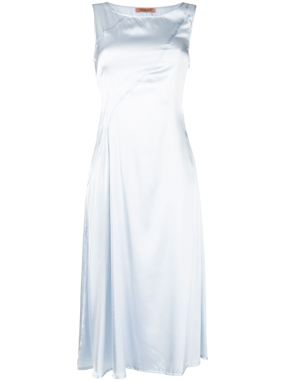 фото Yves salomon платье миди без рукавов с открытой спиной