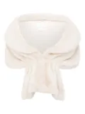 Unreal Fur Champagne faux-fur shawl - Neutrals