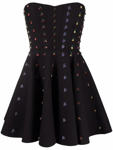 Valentino Garavani crystal-embellished minidress