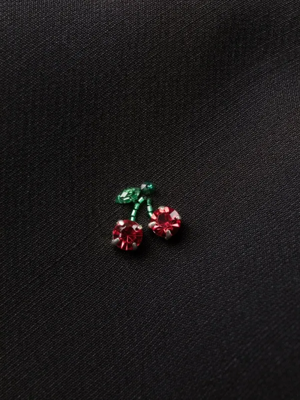 Valentino Garavani ビジュートリム ミニドレス | ブラック | FARFETCH JP