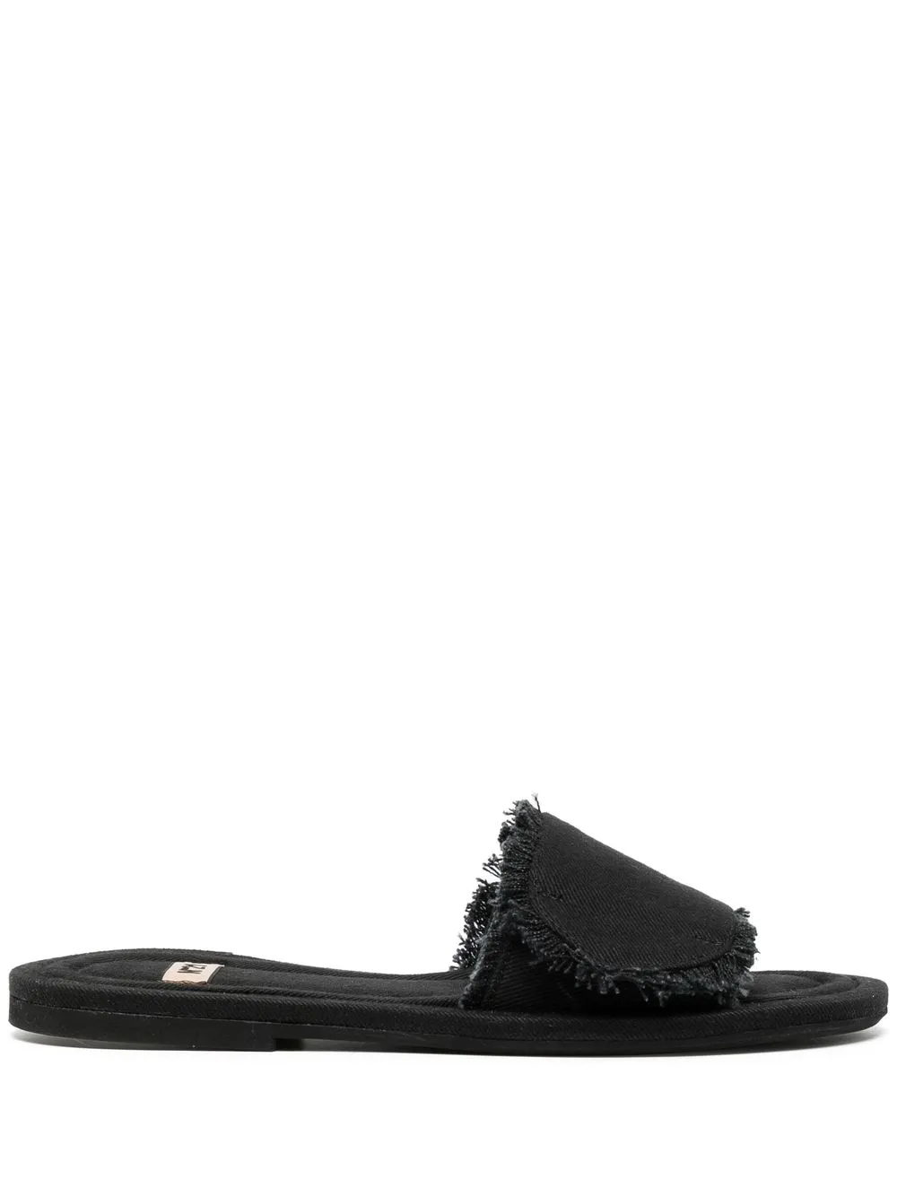 

Nº21 flip flops con logo bordado - Negro