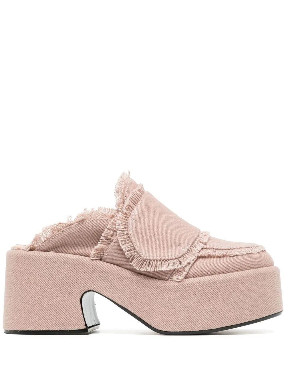 

Nº21 80mm platform mules - Pink