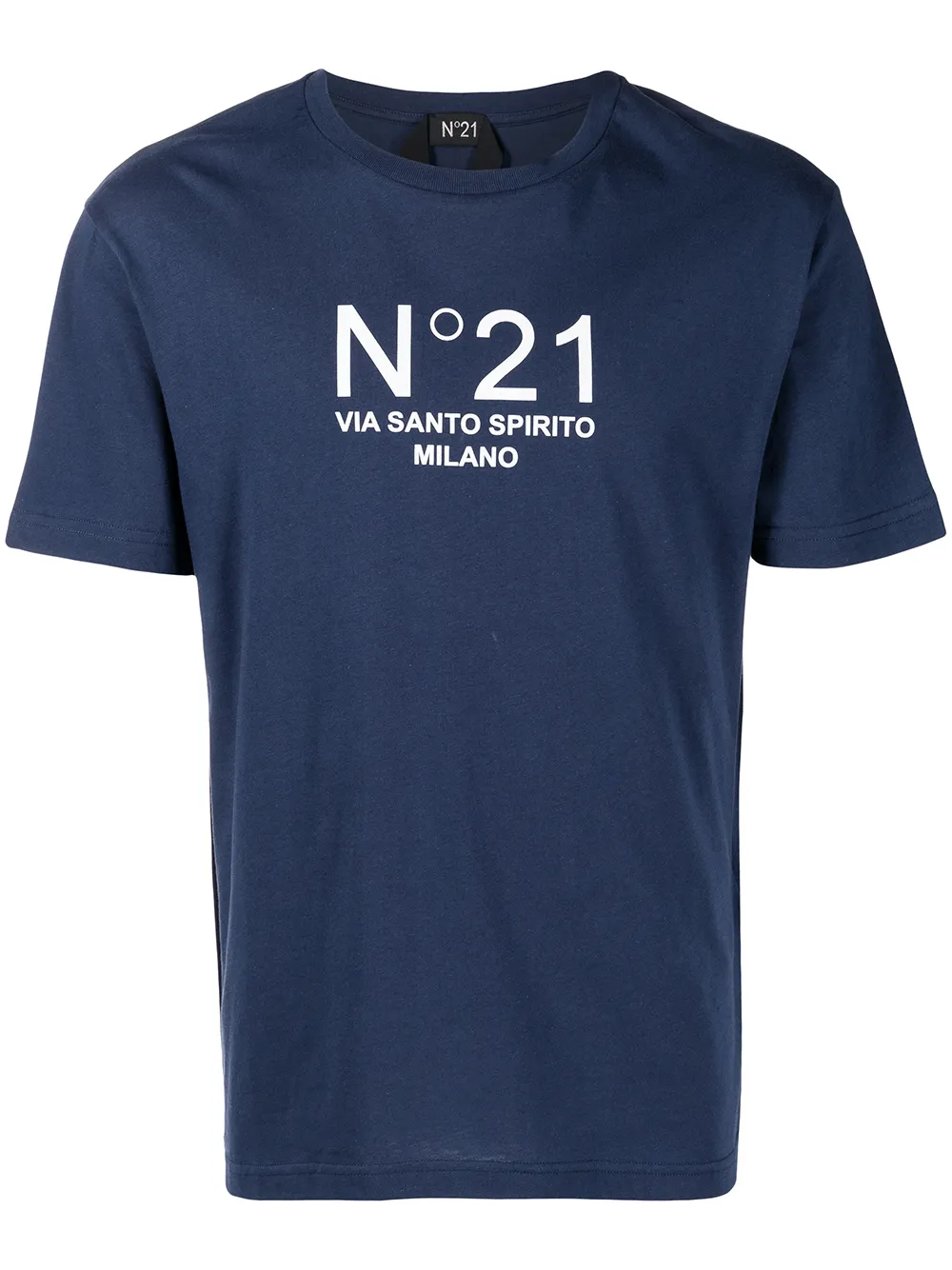 

Nº21 playera con logo estampado - Azul