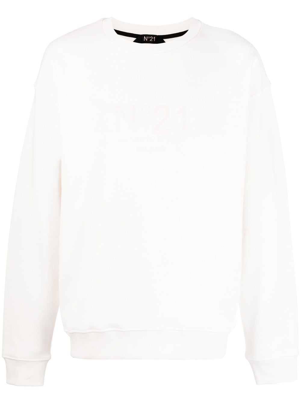 Nº21 logo-print crew-neck Sweatshirt - Farfetch