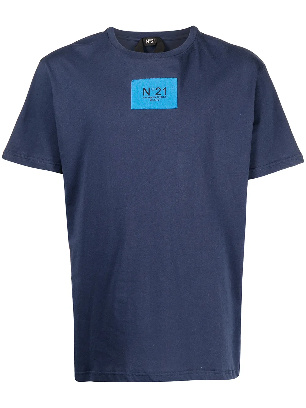 

Nº21 playera con logo de parche - Azul