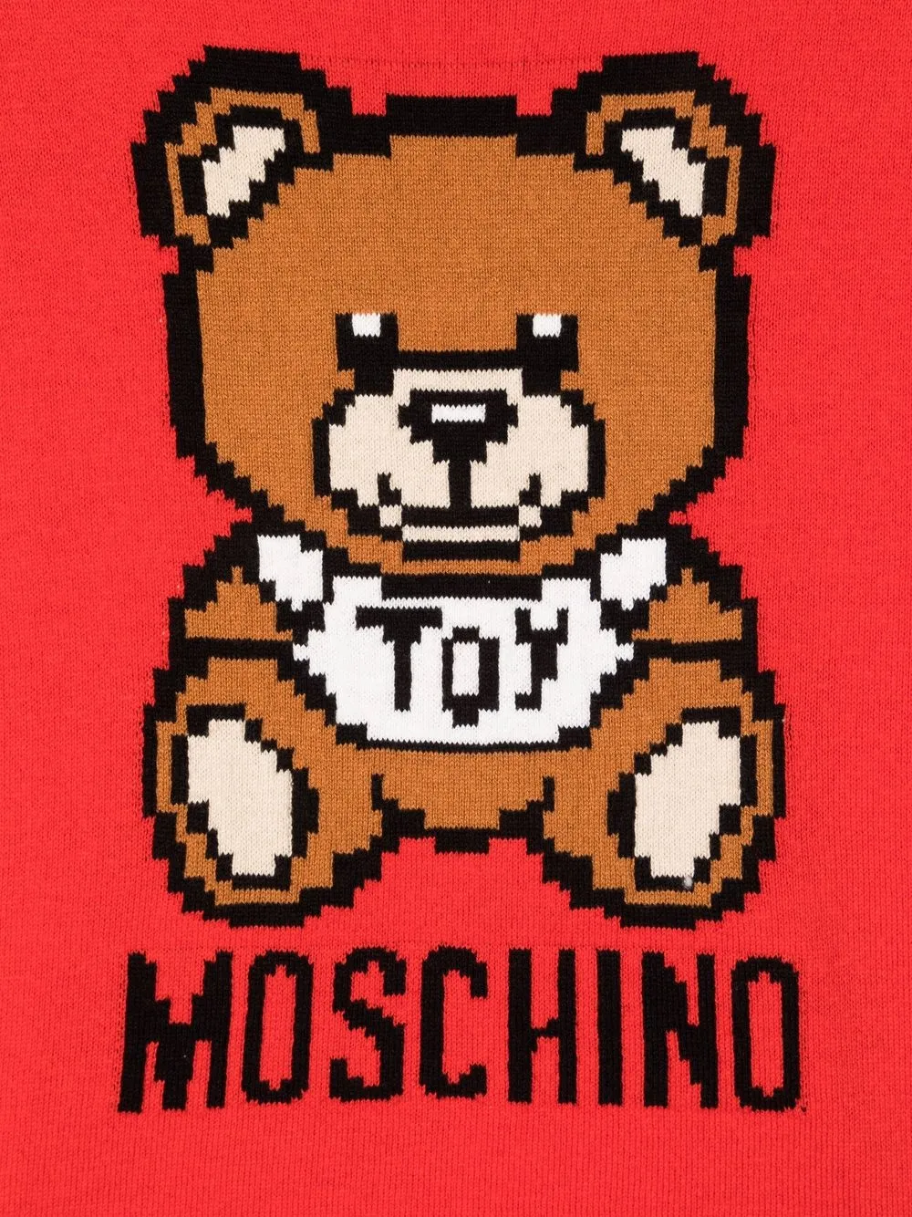 moschino logo jumper