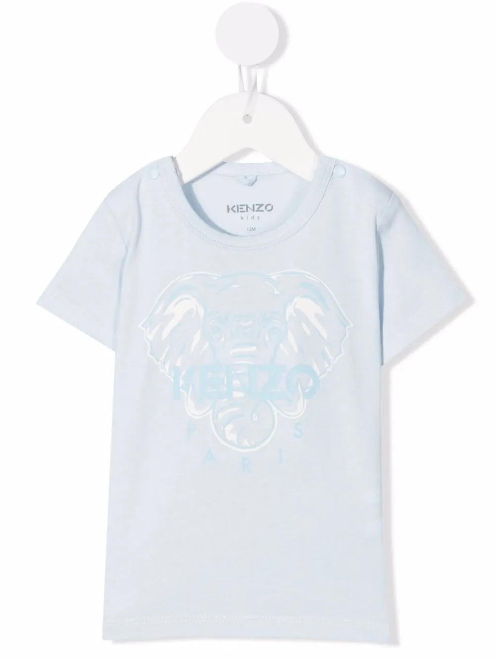 

Kenzo Kids signature elephant-print T-shirt - Blue