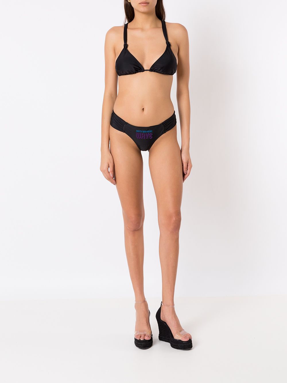 Image 2 of Amir Slama Set bikini con dettaglio a nodo