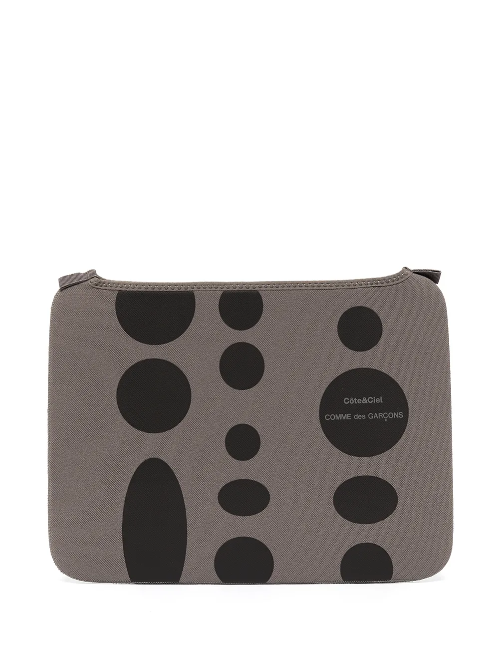 

Comme Des Garçons Wallet monedero con lunares estampados - Gris