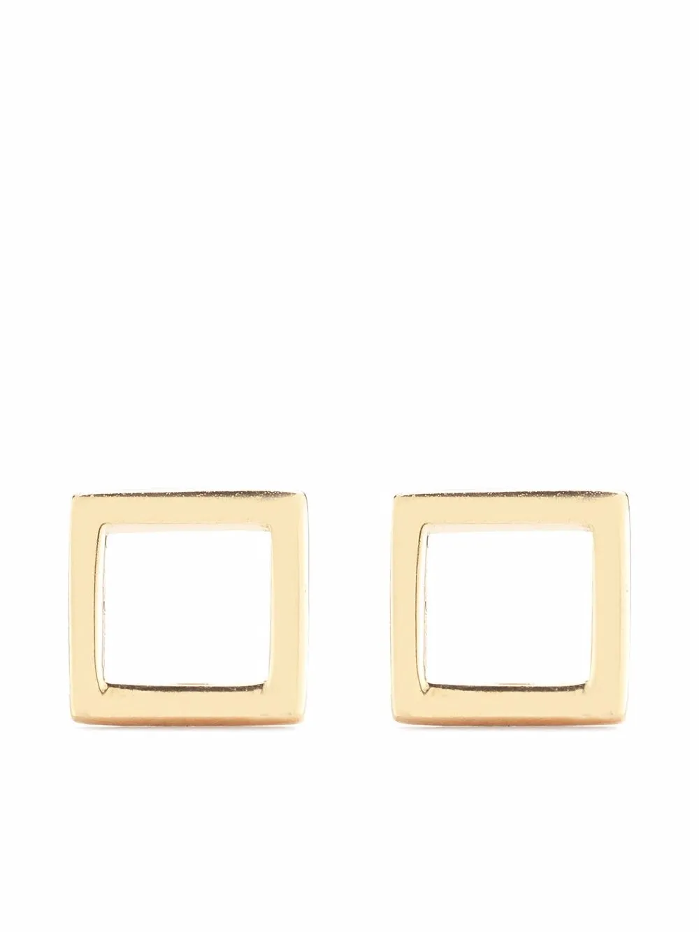 Mateo серьги-гвоздики из желтого золота