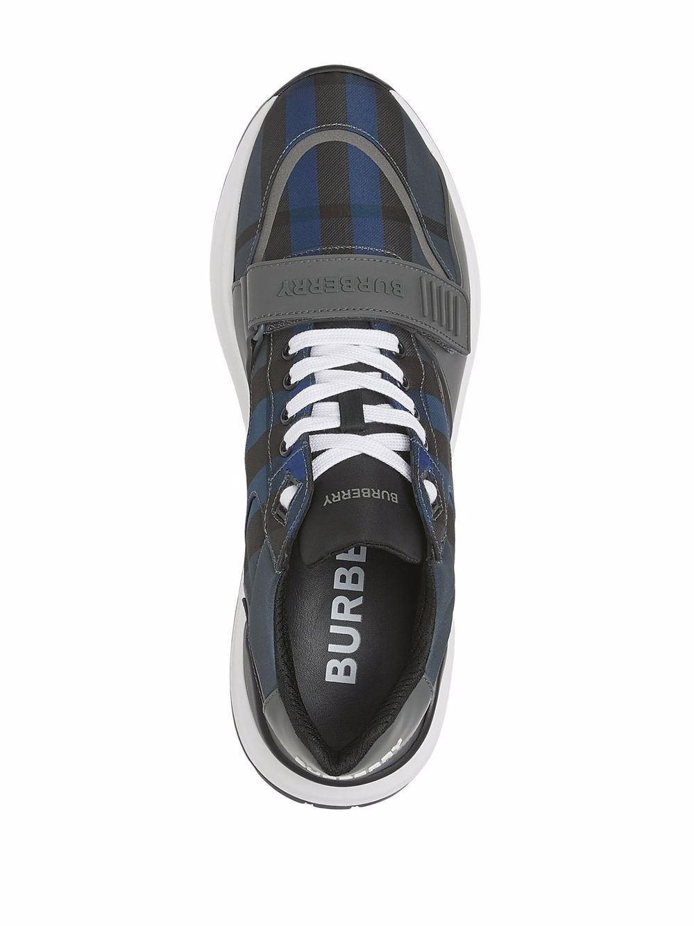 фото Burberry check-pattern low-top sneakers