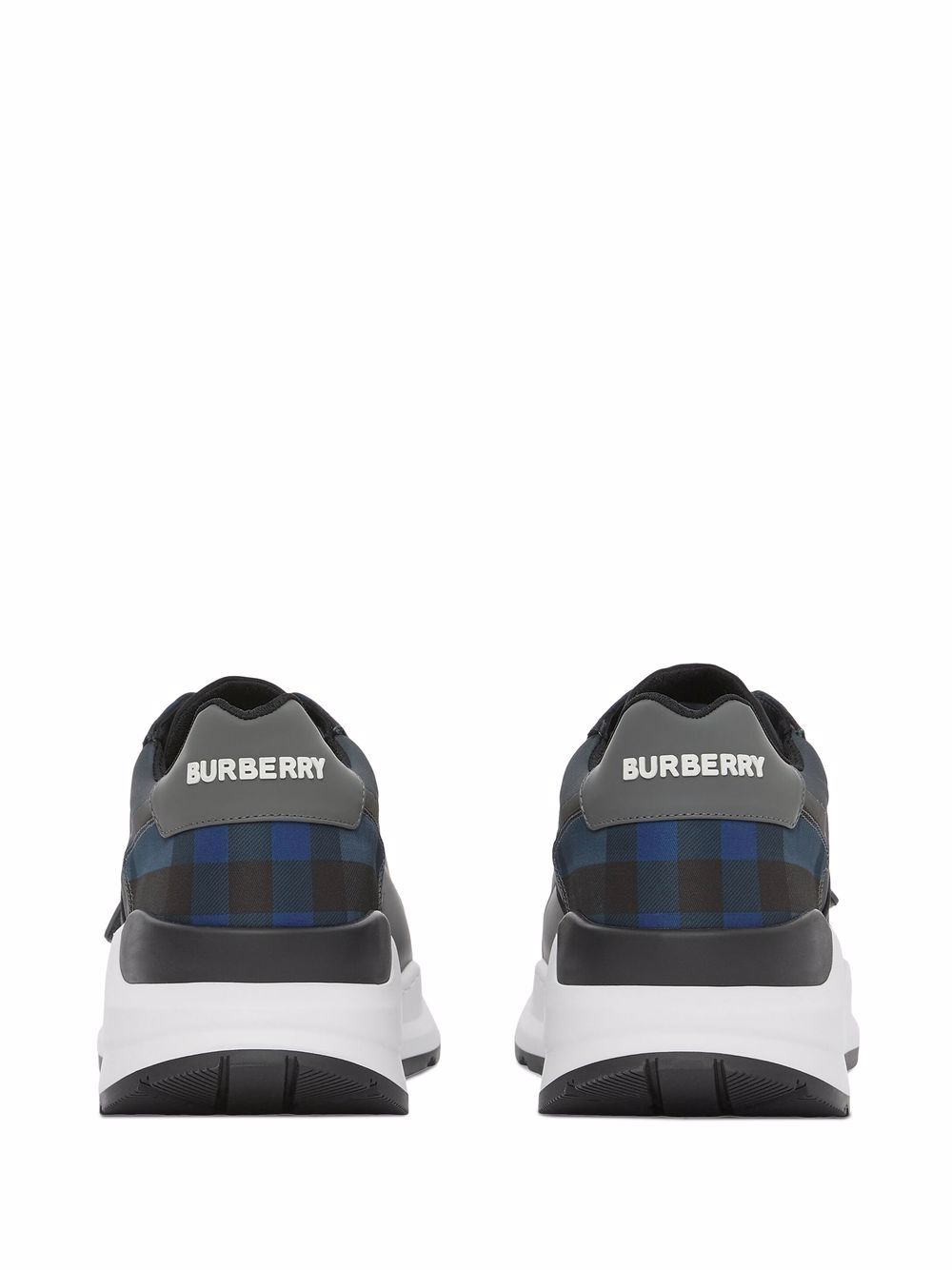 фото Burberry check-pattern low-top sneakers