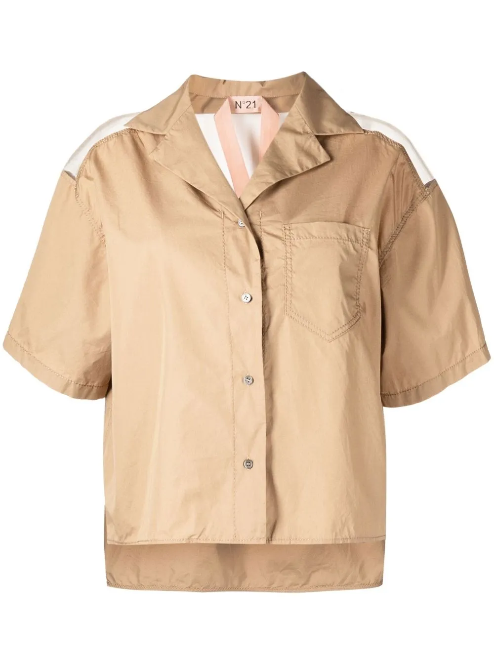 

Nº21 camisa con hombros descubiertos - Marrón