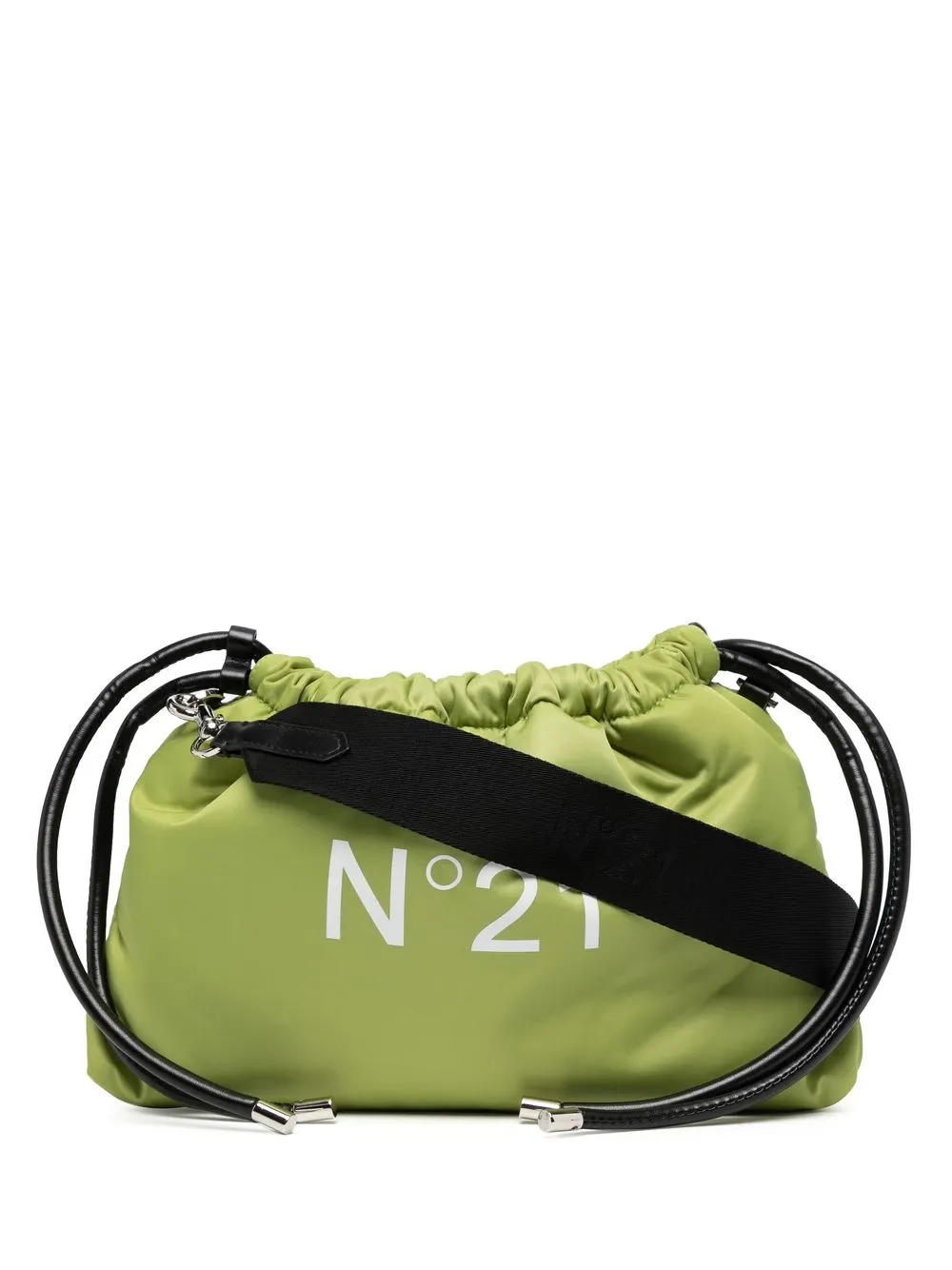 

Nº21 logo-print drawstring clutch bag - Green