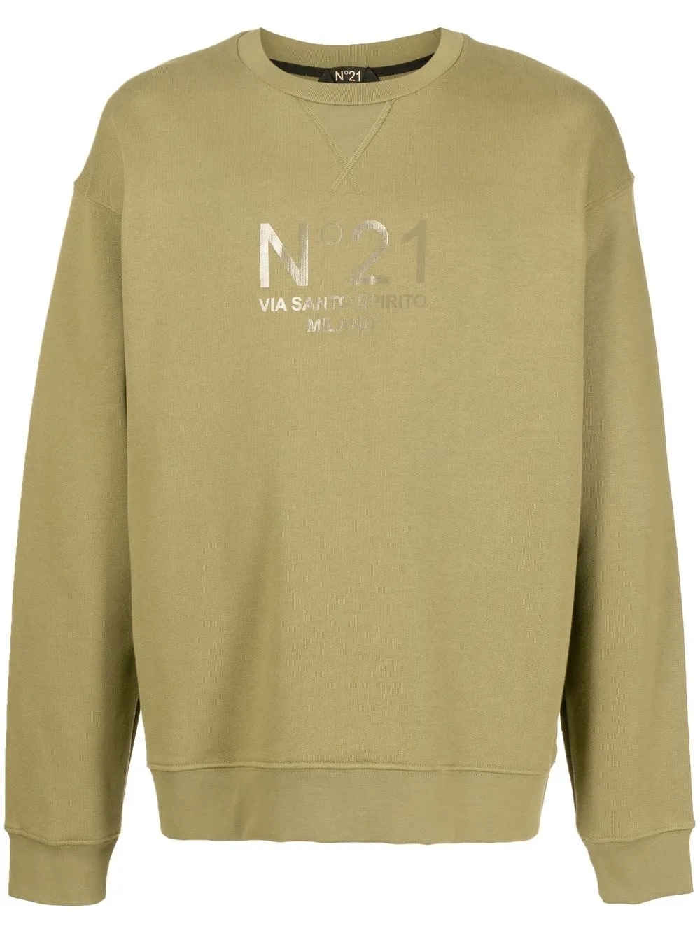 

Nº21 sudadera con logo estampado - Verde