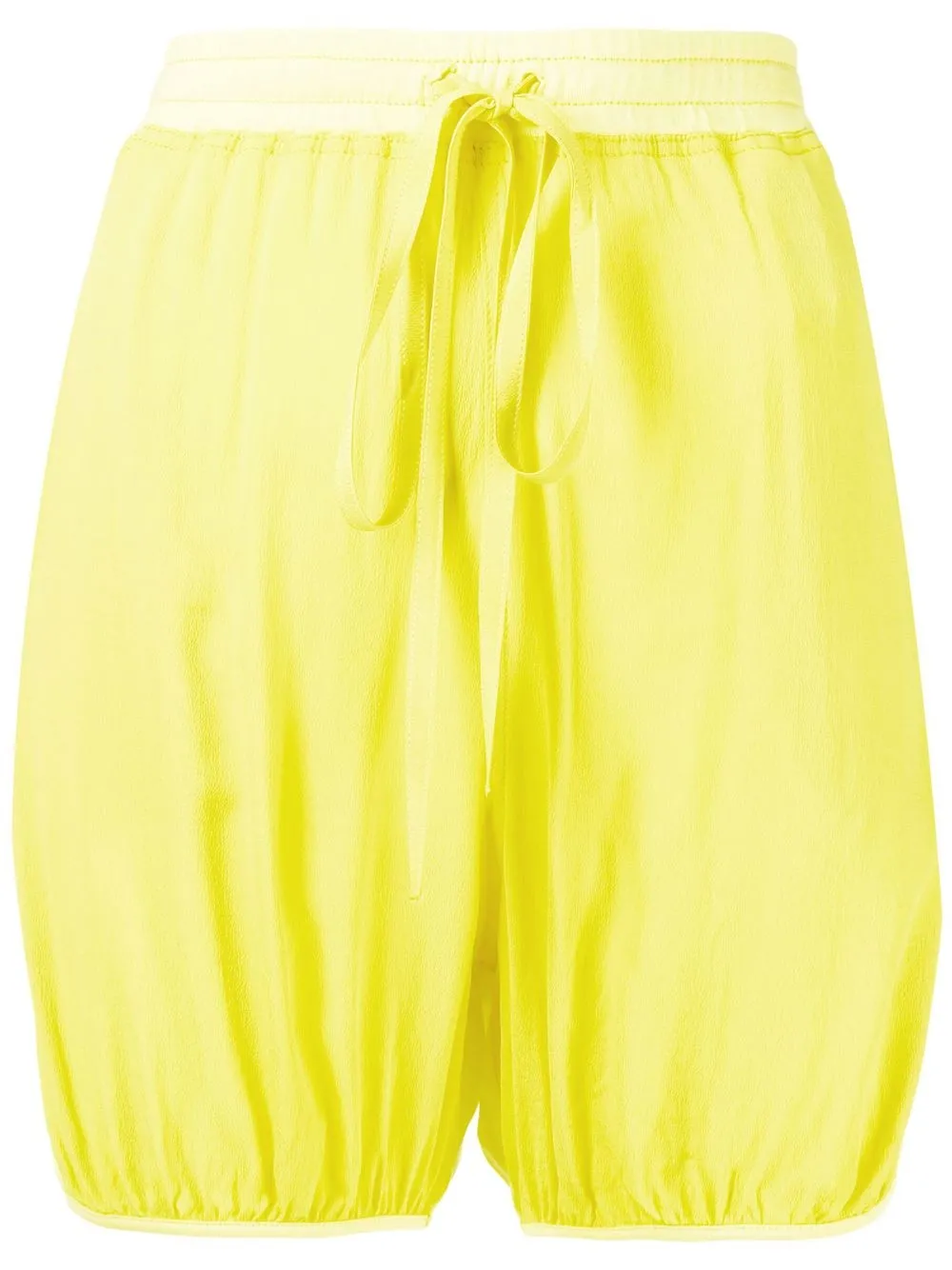 

Nº21 shorts fruncidos con cordones en la pretina - Amarillo