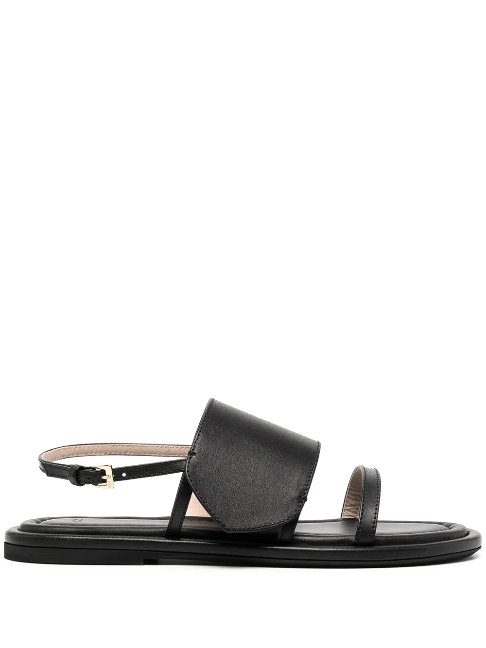 

Nº21 sandalias con placa del logo - Negro