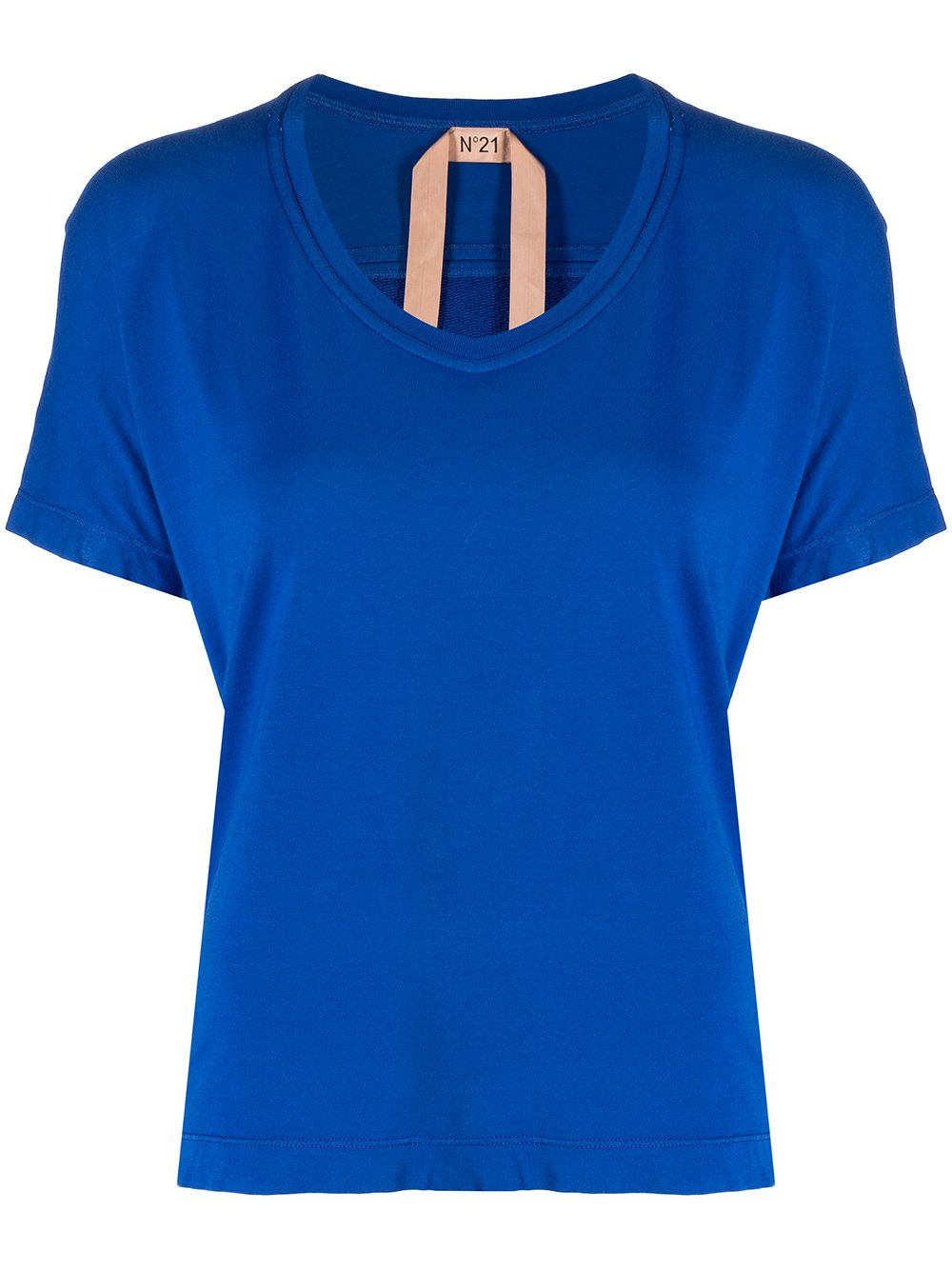 

Nº21 playera tejida con cuello en V - Azul