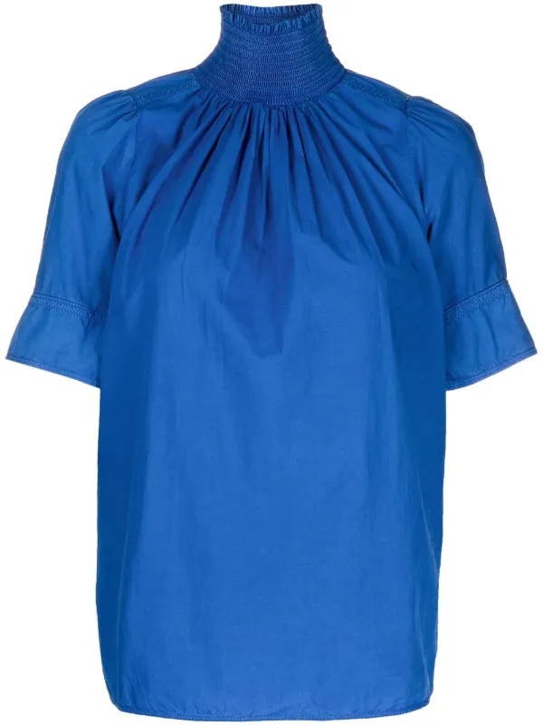Nº21 high-neck Gathered Blouse - Farfetch