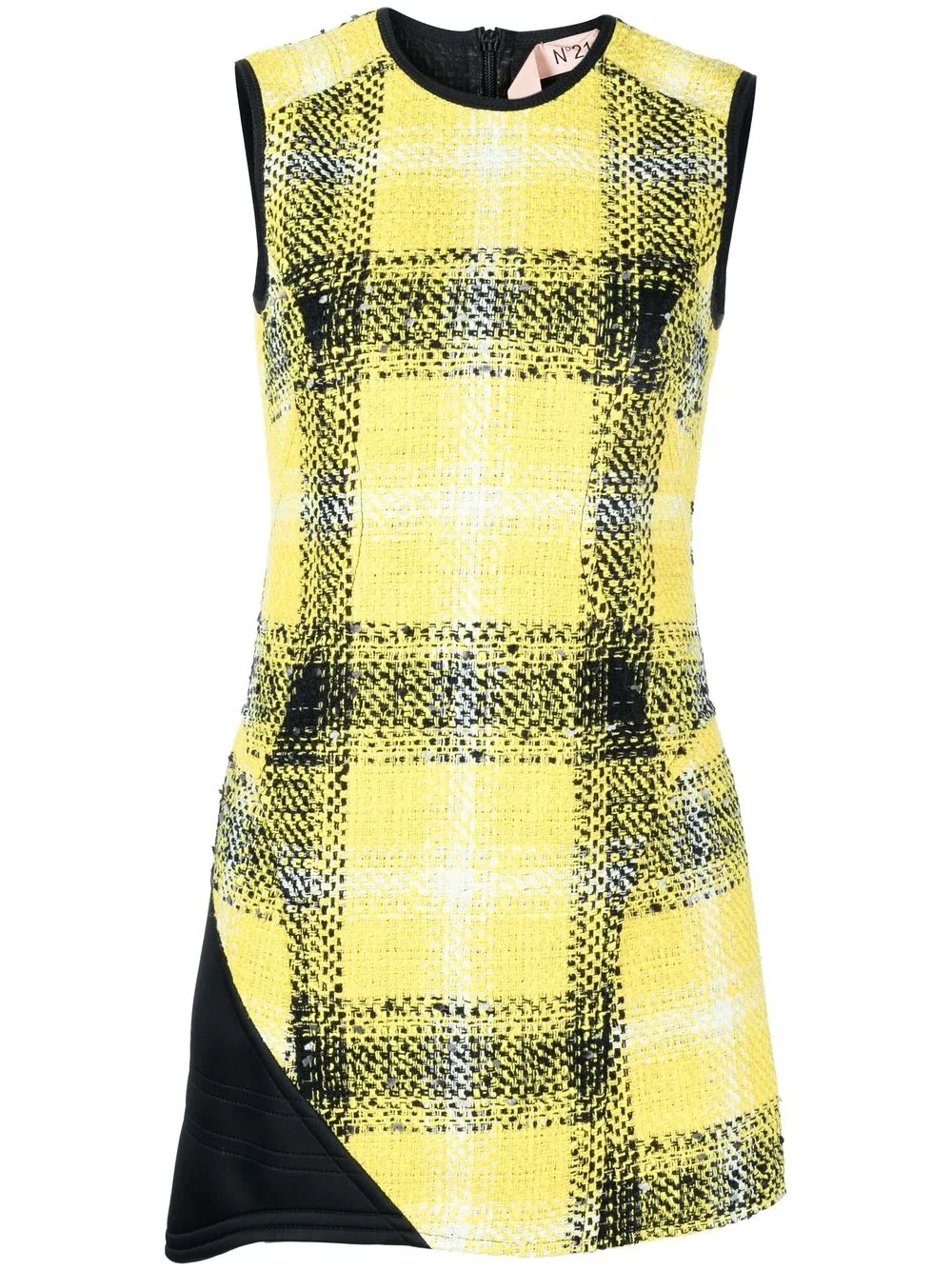 

Nº21 vestido midi suelto de tweed - Amarillo