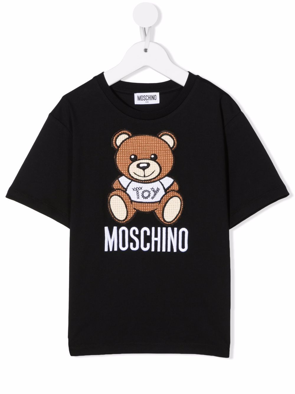 фото Moschino kids футболка teddy bear