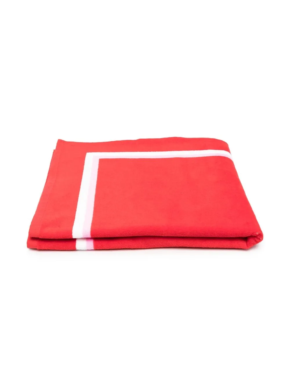 

Moschino Kids Teddy Bear-print beach towel - Red