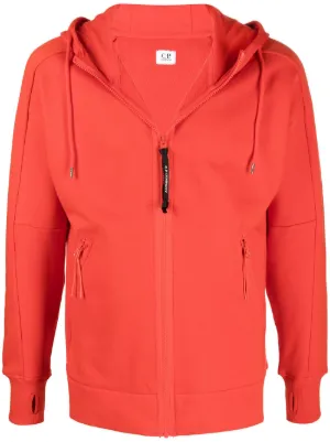 cp company orange moletom com capuz