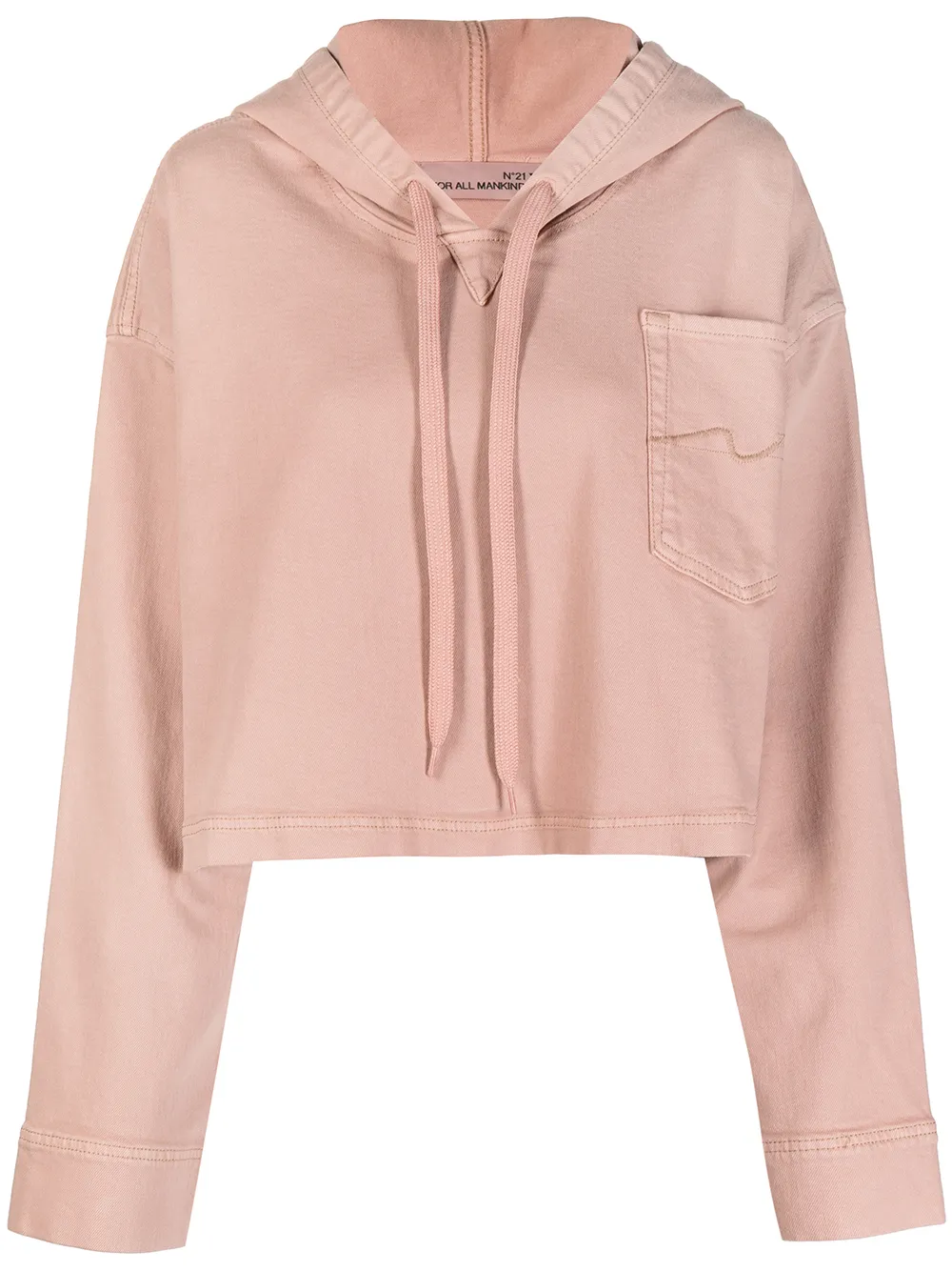 

Nº21 hoodie corta X 7 For All Mankind - Rosado