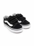 Vans Kids Old Skool touch-strap low-top sneakers - Black