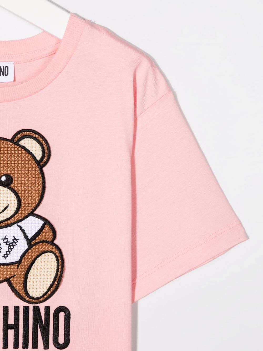 фото Moschino kids футболка teddy bear