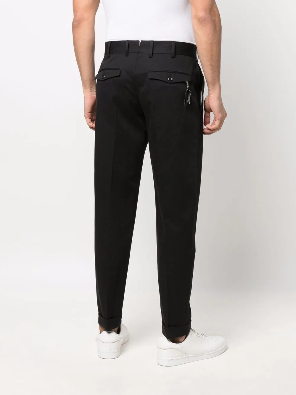 PT Torino Slim-fit chino Zwart