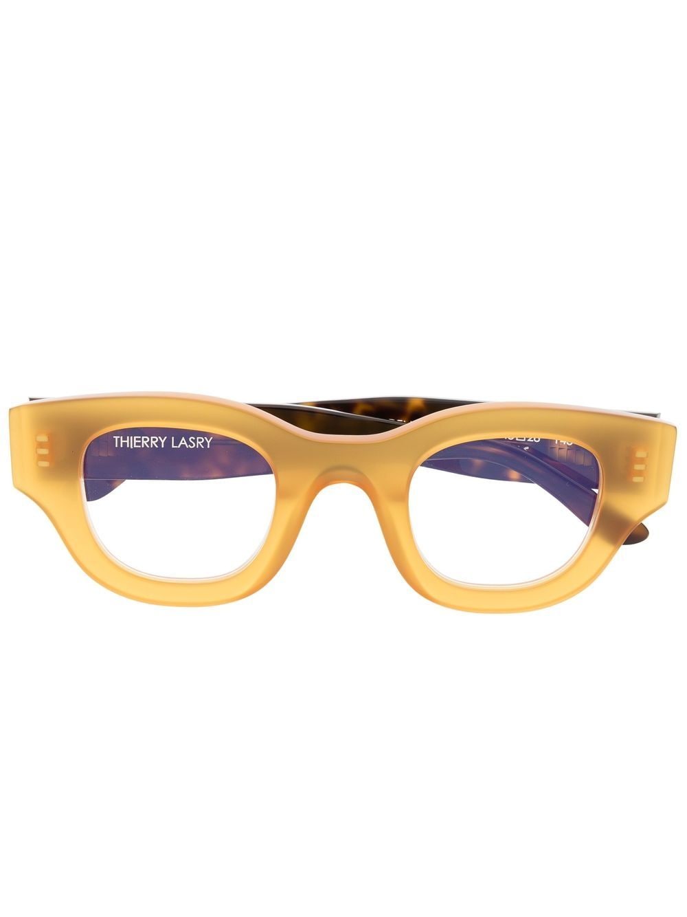 Thierry Lasry Square-frame Optical Glasses In Yellow