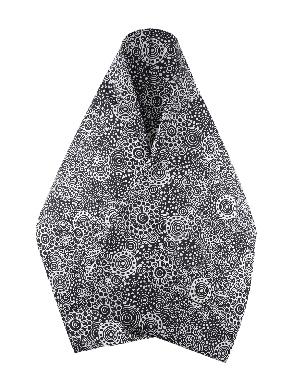10 CORSO COMO circle-pattern scarf | Black | Image 1