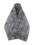 10 CORSO COMO circle-pattern scarf - Black