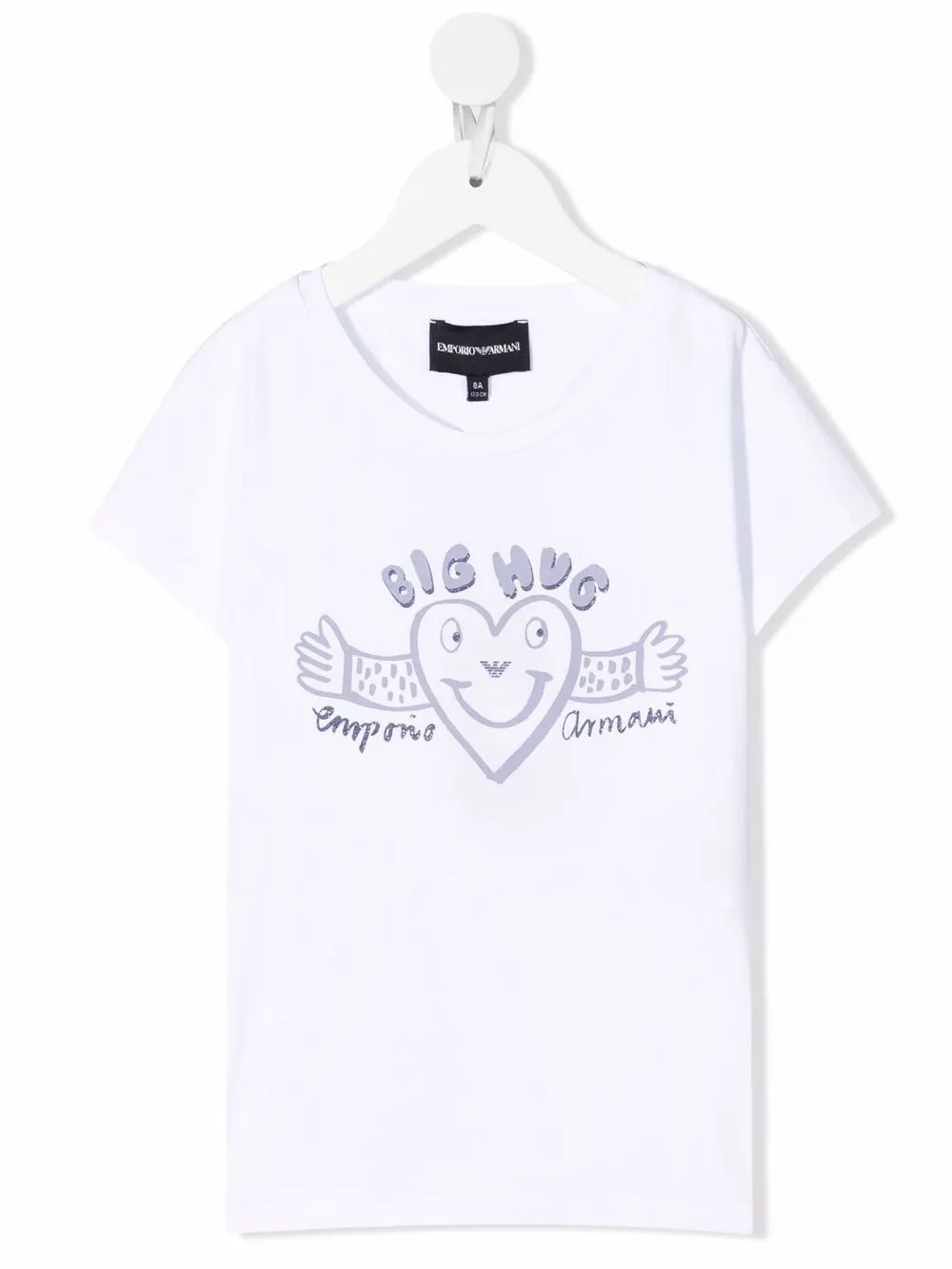

Emporio Armani Kids slogan print T-shirt - White