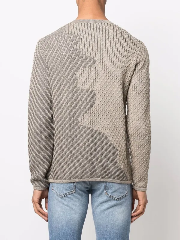 Emporio Armani インターシャ セーター - Farfetch