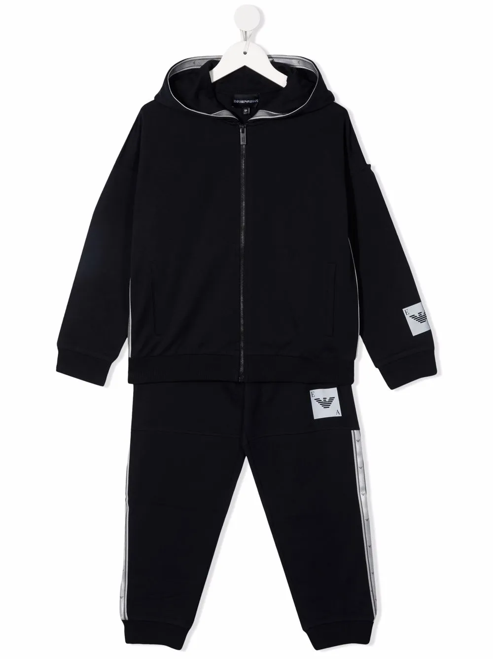 

Emporio Armani Kids traje deportivo de dos piezas con logo - Azul