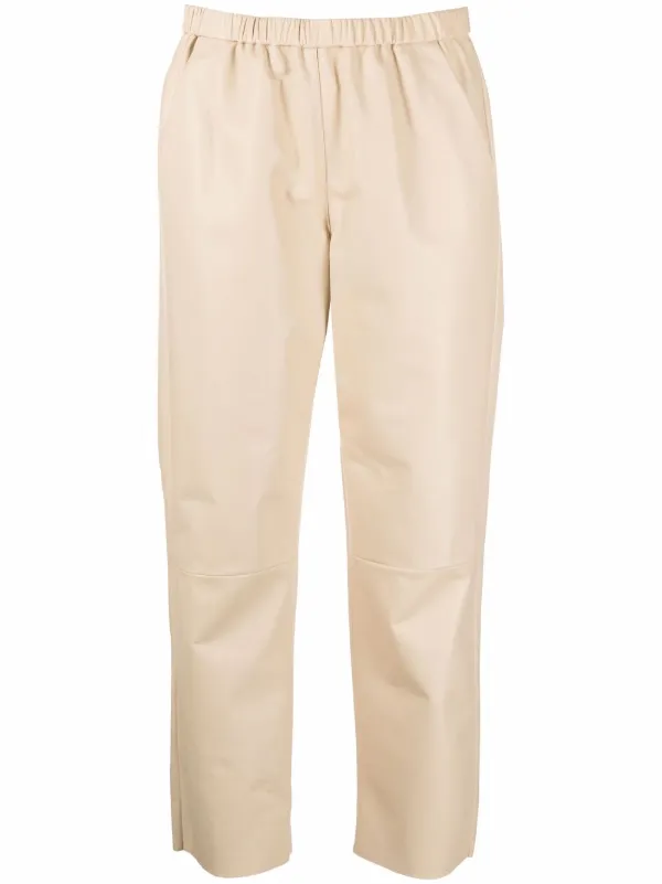 Drome high-waist Leather Cropped 
