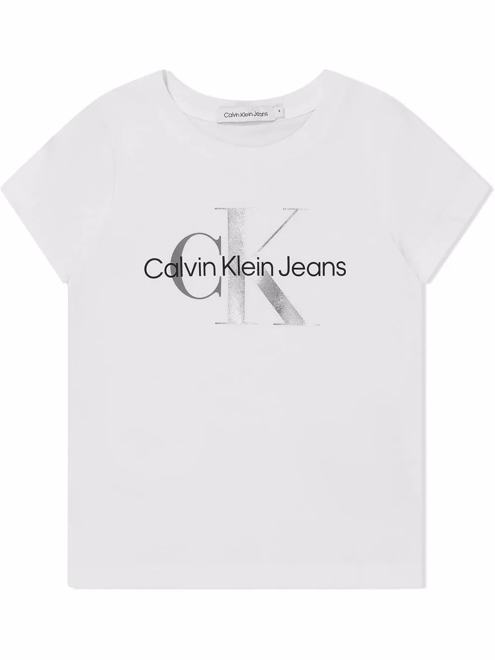 

Calvin Klein Jeans logo print T-shirt - White