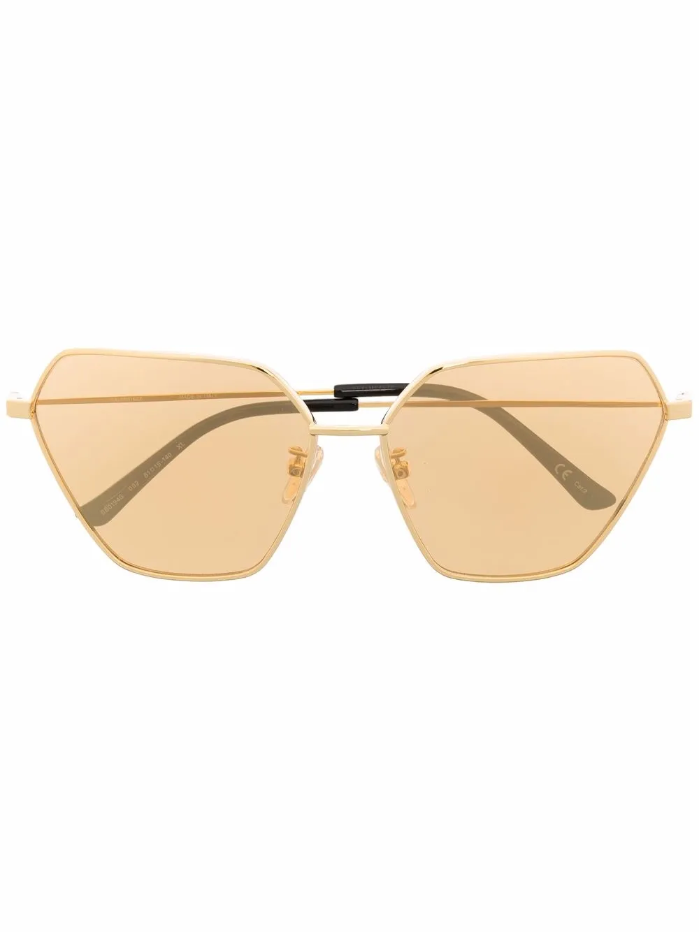 

Balenciaga Eyewear lentes de sol con armazón estilo mariposa - Dorado