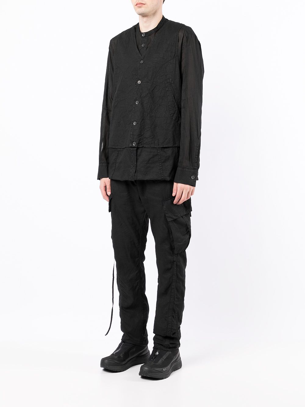 фото Masnada long-sleeve cotton shirt